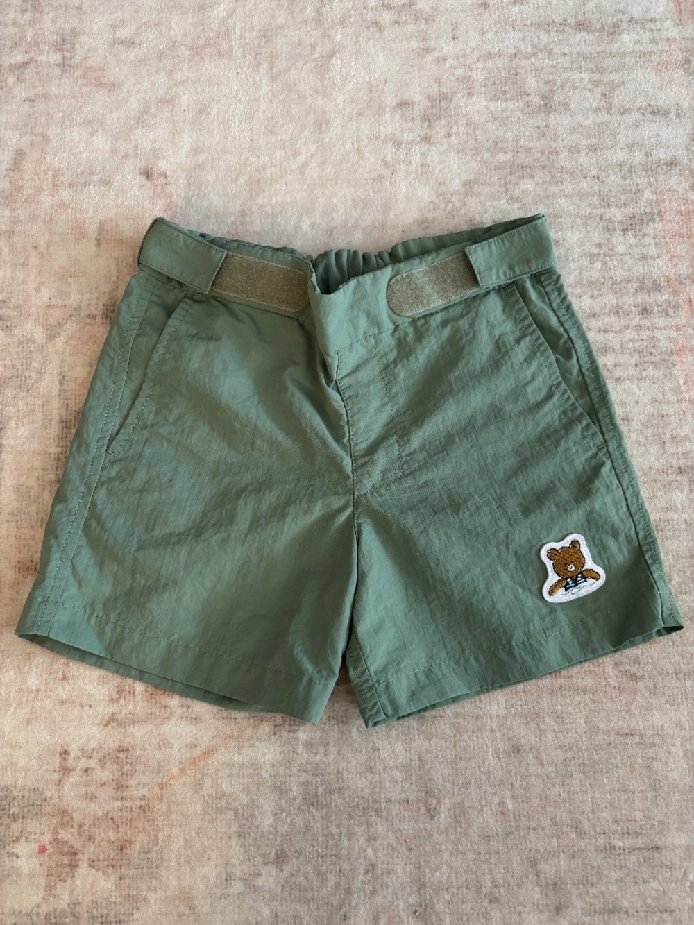 Helly Hansen Kids Bear Patch Outdoor Shorts Green Size 100
